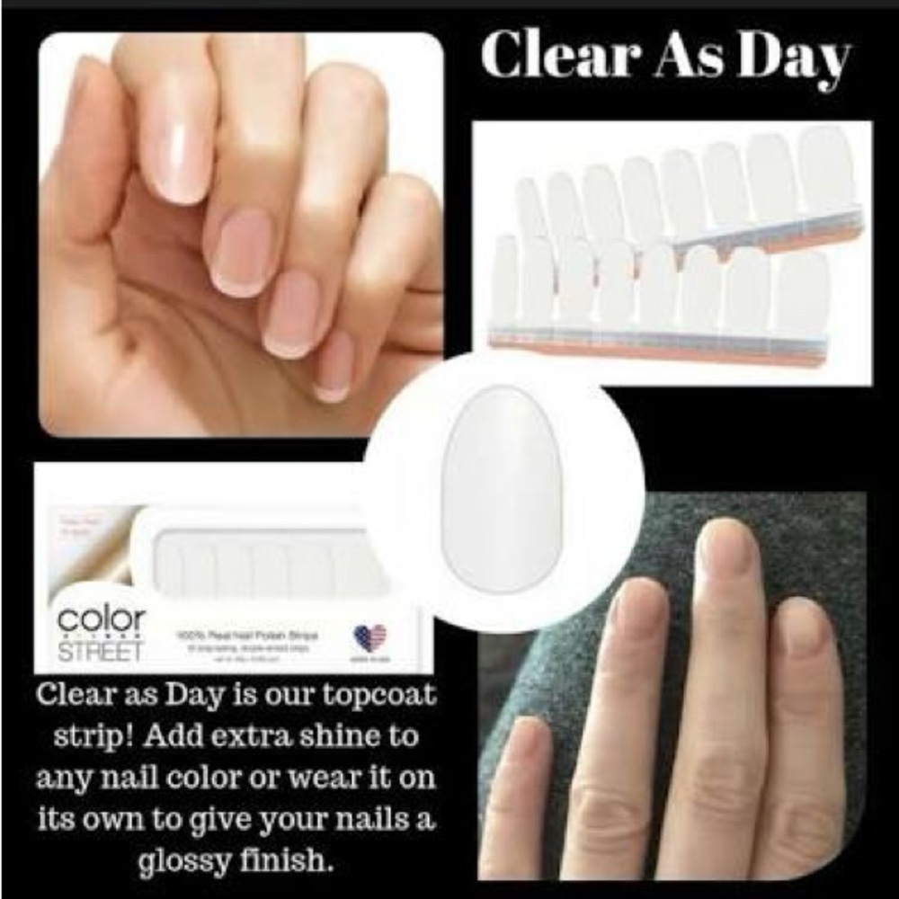 Color Street Clear As Day Nail Strips